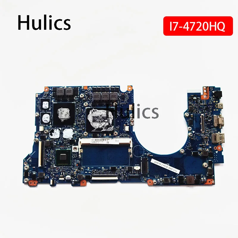 Hulics Used I7-4720HQ 8GB RAM For Asus N501J N501JW G501JW G501J UX50JW UX501J Laptop Motherboard  Mainboard