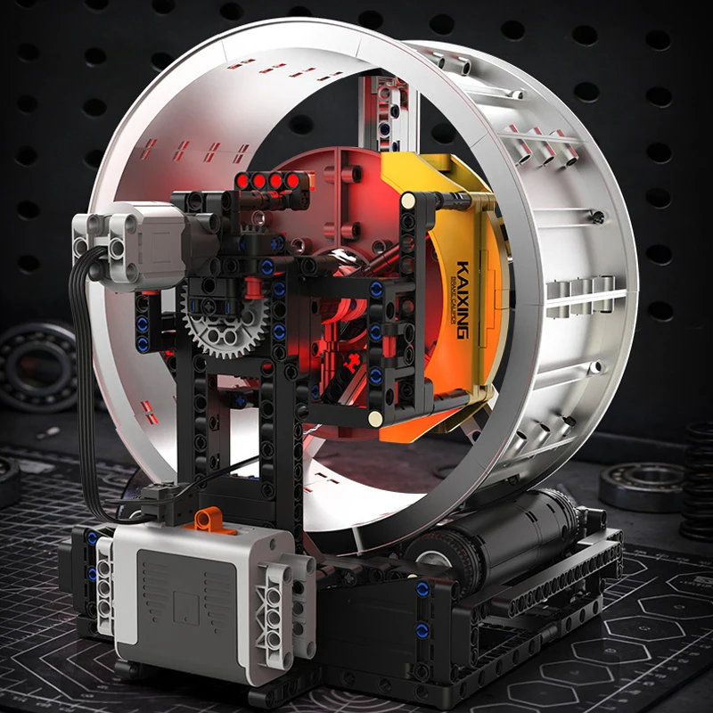 IN STOCK MOC Idea Technical Electric Five-Star Brake Rims Building Blocks Bricks Assembling Model Toys for Children Gift Set