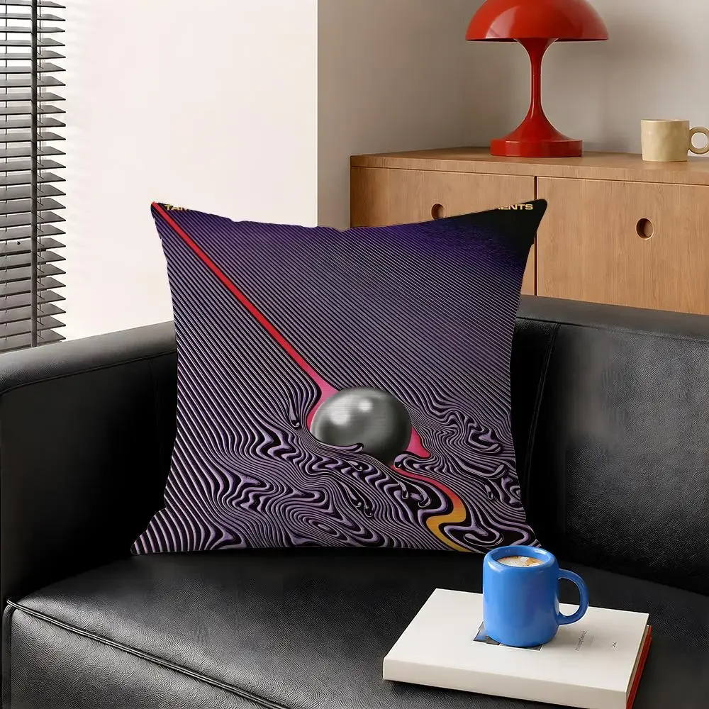 Band Tame Impala Psychedelic Currents Cushion Cover Decorative Pillowcase Soft Short Plush Cozy Durable Sofa Home Decor Items