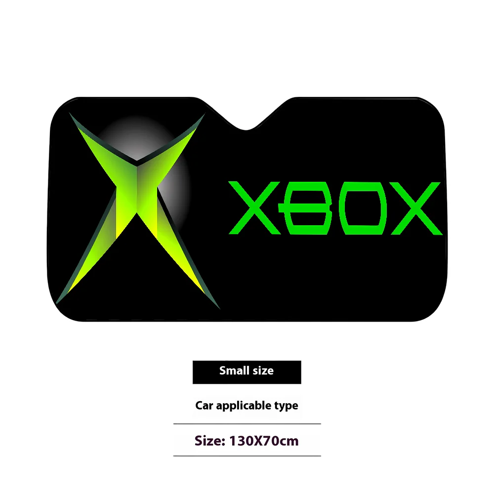 الألعاب X-XBox سيارة ظلة الزجاج الأمامي نافذة أمامية قناع 70x130 سنتيمتر الشمس قناع الشمسية حماية منقوشة هدية الجدة سيارة #4