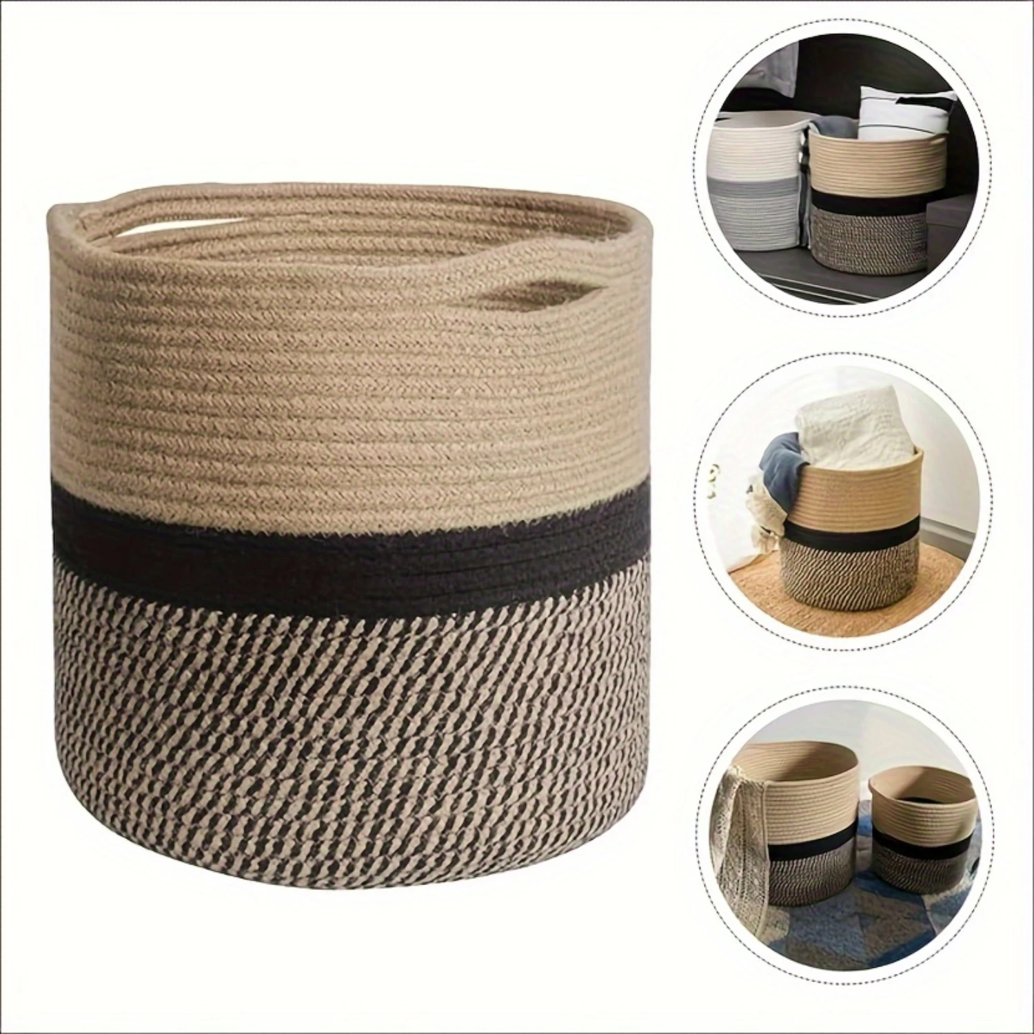 

cotton rope basket hamper large basket wicker laundry baskets laundry woven basket woven basket Cotton Woven Toy Basket deskto