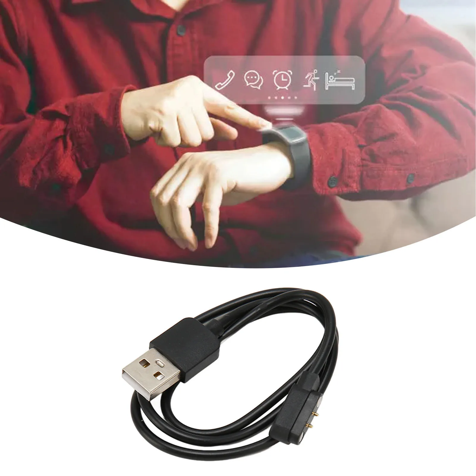 Watch  Cable Smartwatch Magnetic Charging Cable for Xiaomi  RT2 LS10 USB Fast Charging Cable Power Base Bracket 1M