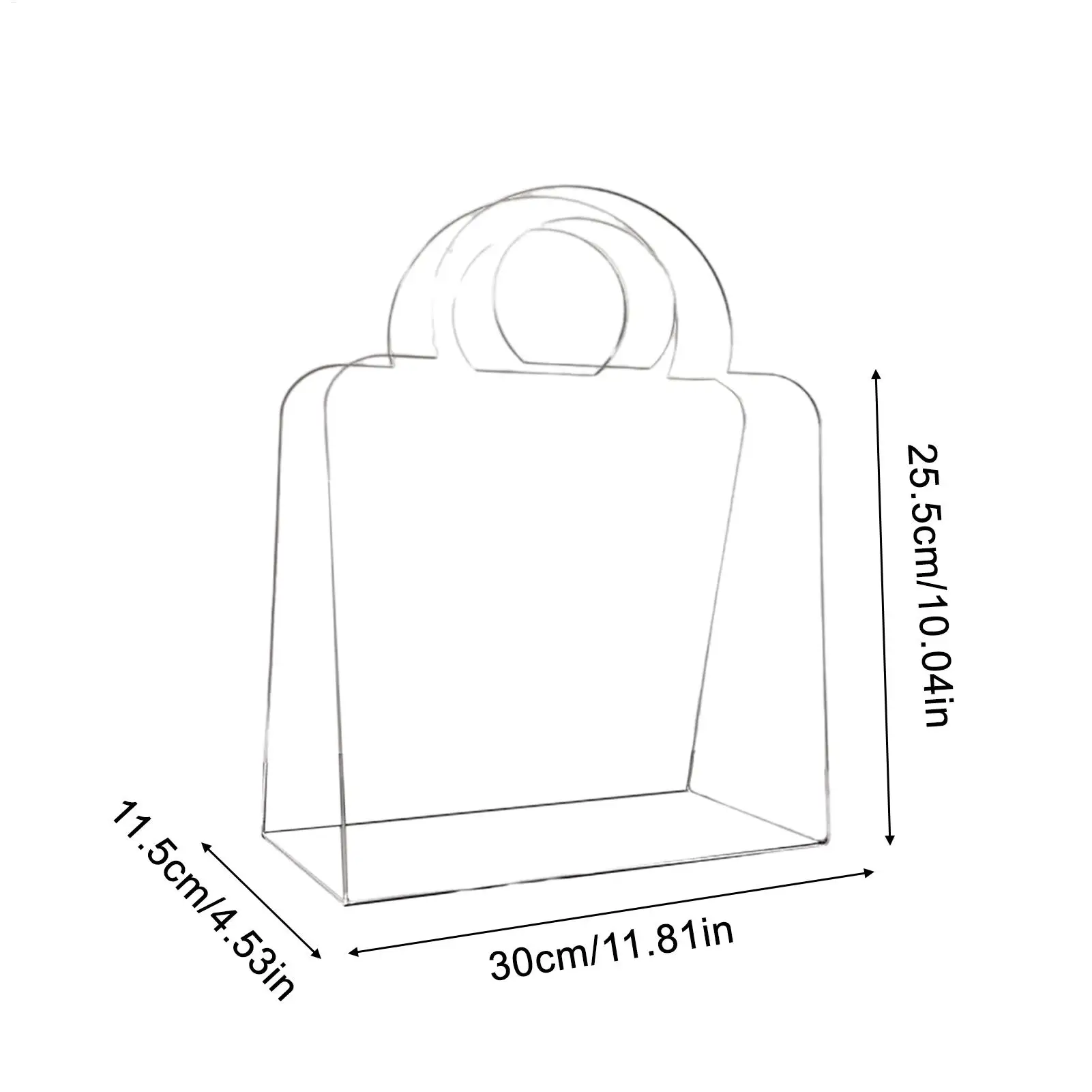 Acryl-Partytüten, Transparente Kleine Geschenkboxen in Handtaschenform für Hochzeit, Geburtstag, Babyparty und Events – Detail 3