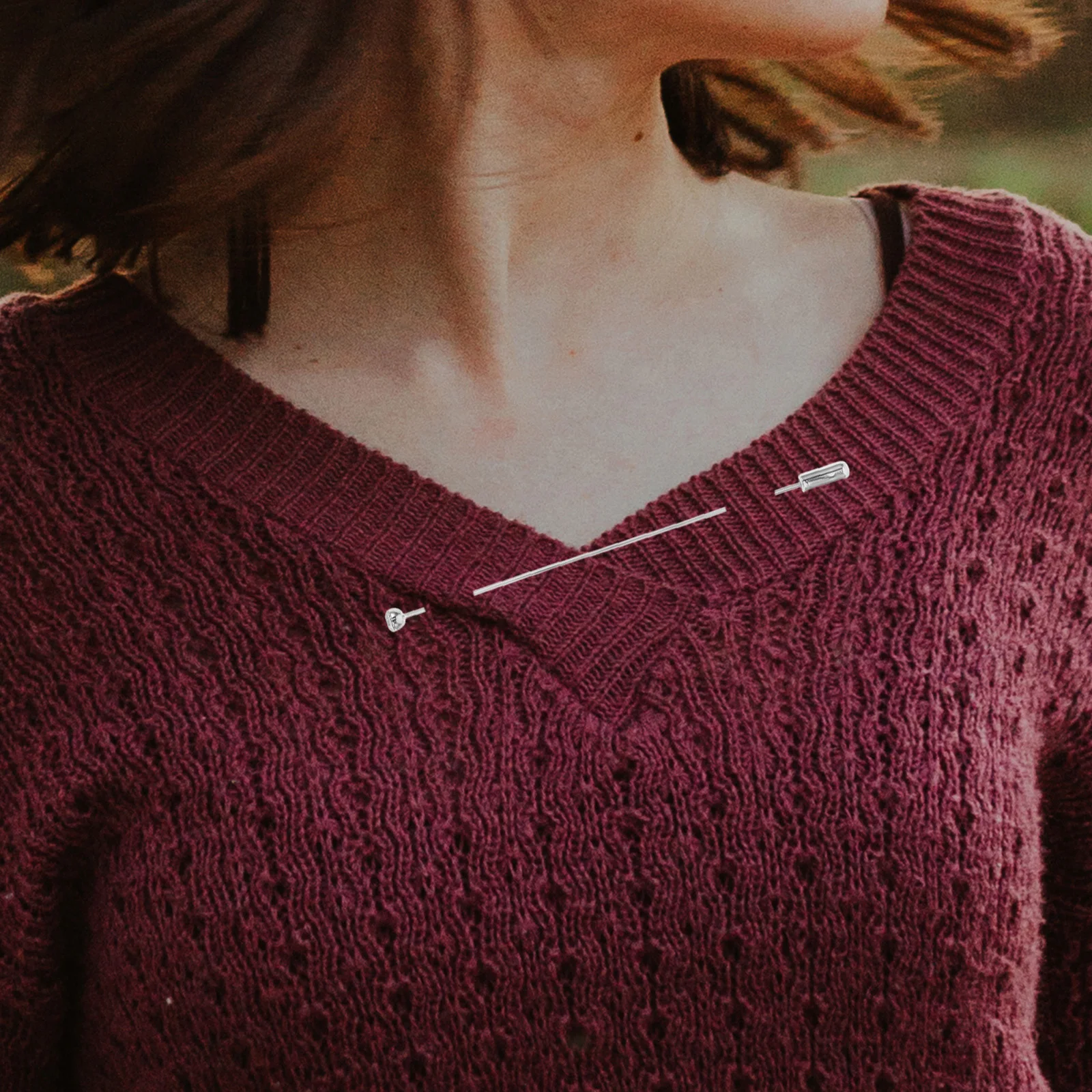 

10Pcs Lapel Stick Pins Stainless Steel Brooch Needles for DIY Jewelry Making Corsage Hat Scarf Craft Findings 96Mm