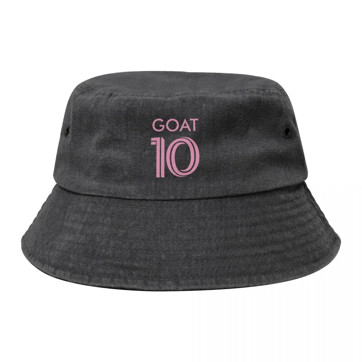

GOAT 10 (PINK) (The goat is in Miami!) Bucket Hat fashionable Luxury Hat Mountaineering Christmas Hat Female Men's