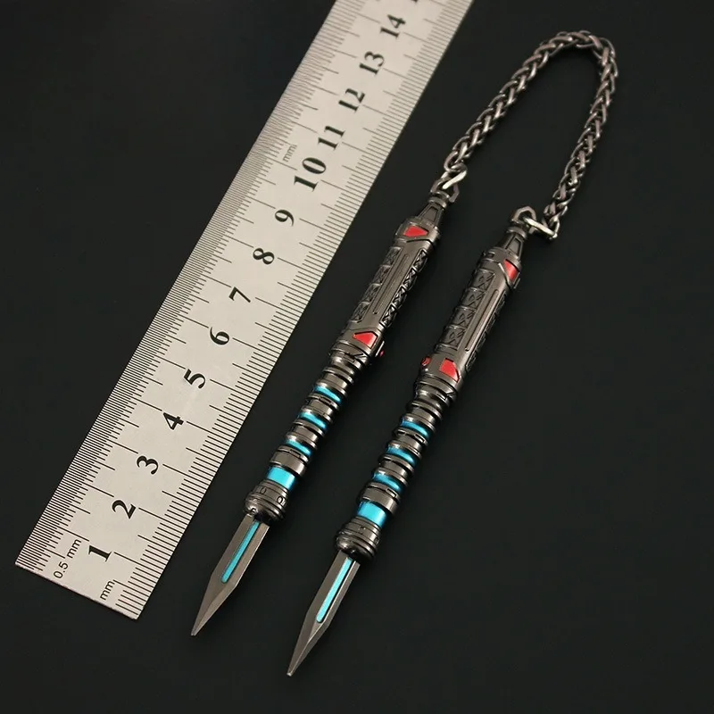 33 cm Ash's Heirloom Nunchaku Sterkste Bond Apex Legends Game perifere legering Model Modieuze Persoonlijkheid Bureau Decoratie Speelgoed