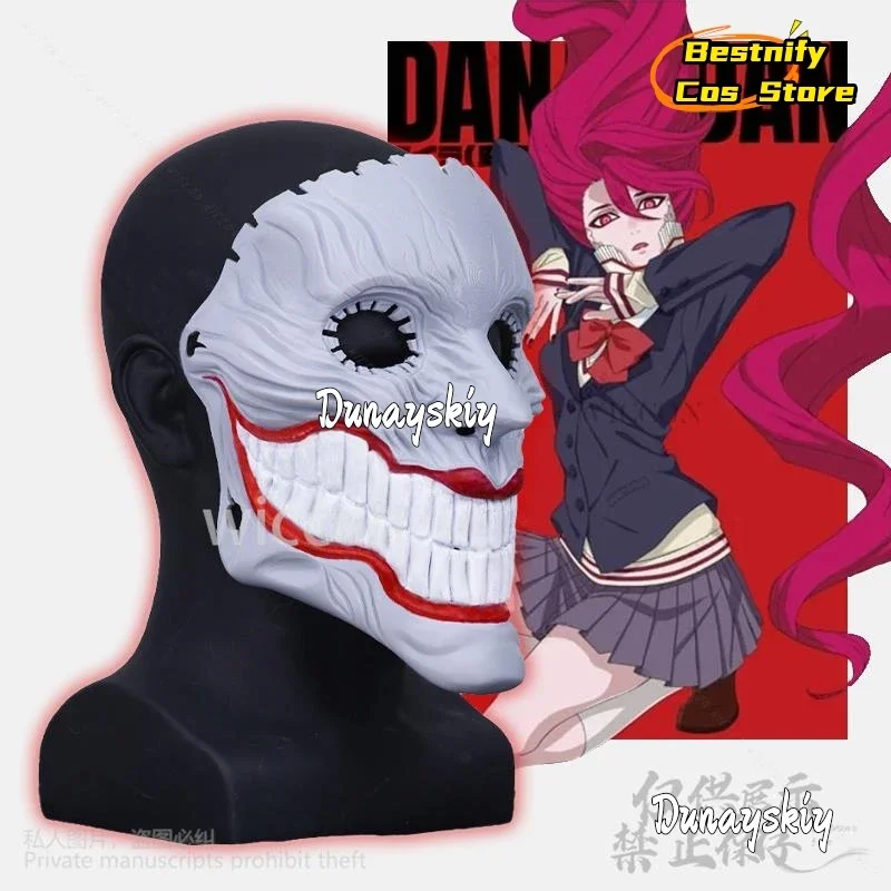 

CosplayAira Shiratori Anime Dandadan Cosplay Costume Role-play Mask Props 3D Hard Plastic Roleplay For Halloween Horror Gifts Fo