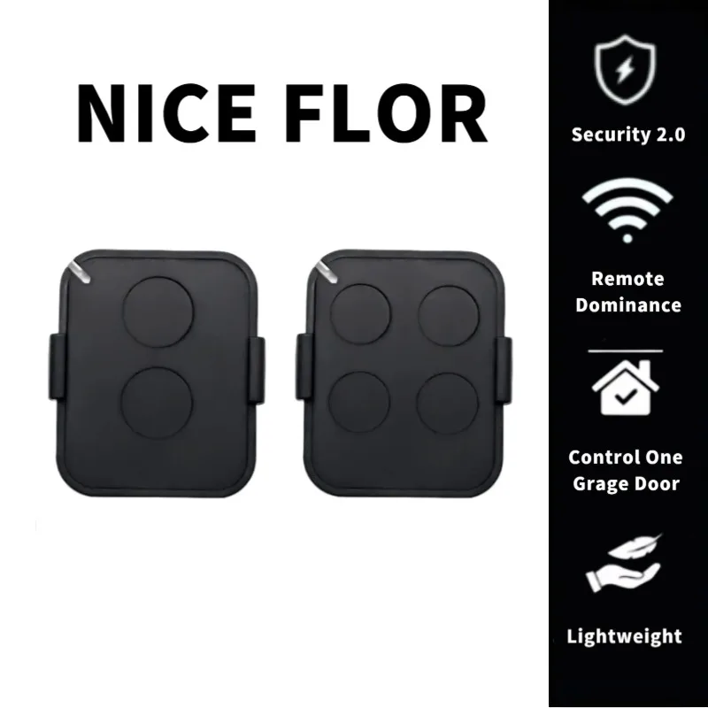 

Era Flor Flo2Re Fl04Re Garage Door Remote 433.92Mhz Rolling Code Transmitter