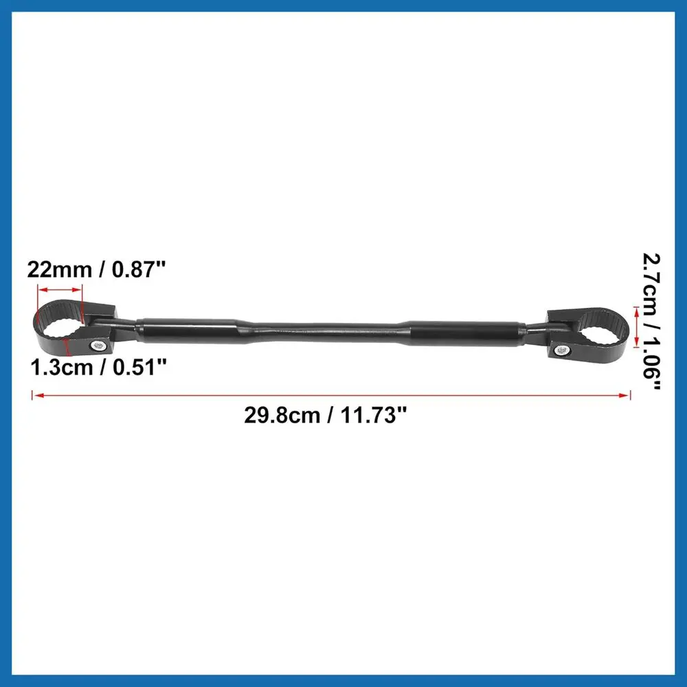 Unil Motorcycle Motorbike Balance Bar 7/8'' 22mm Handlebar Bar Black Item Replacement
