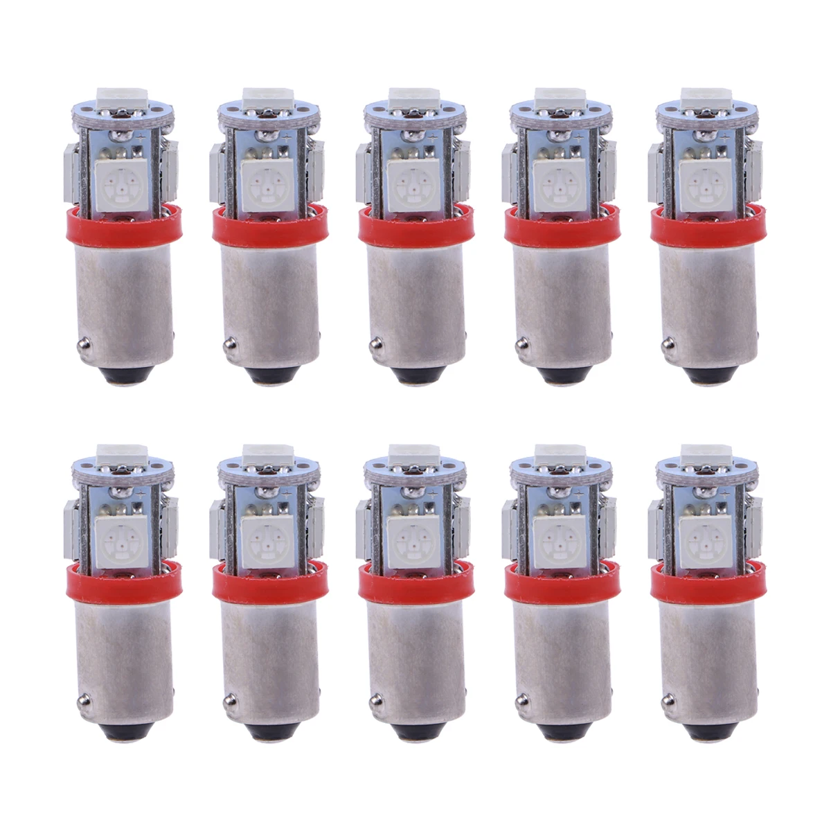 

10pcs LED Reading Light Bulb High Efficient Long Lifespan Car Boat Dome Tail Box Plate Door Lights 5 SMD Auto Lamp Replacement