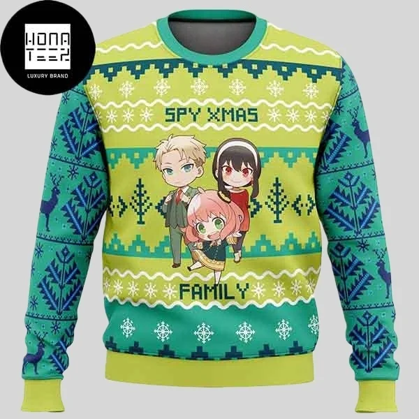 الخريف والشتاء الساخن لطيف جاسوس الأسرة عيد الميلاد القبيح أعلى الشارع المتضخم الرجال والنساء الأسرة ارتداء جولة الرقبة هوديي