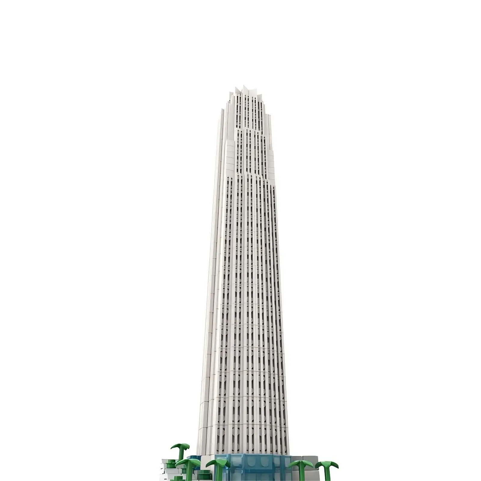 

America Bank Tower Building Blocks MOC-190102 Famous Urban Architecture 1:800 Ratio Assembly Model Puzzle Kids Toy Birthday Gift