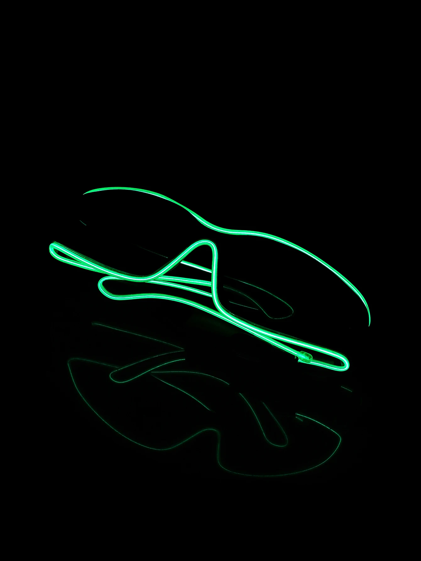 Wireless EL luminous glasses disco luminous LED online celebrity sunglasses pixel KTV bar atmosphere concert flash.