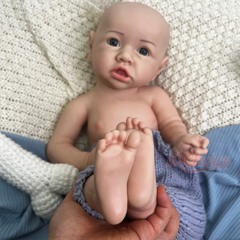 ตุ๊กตาซิลิโคนเหมือนจริงขนาด 18 นิ้ว ตุ๊กตาเด็กทารกหญิงหลับตา มีเส้นเลือดเหมือนจริง ตุ๊กตาเด็กแรกเกิดหญิง