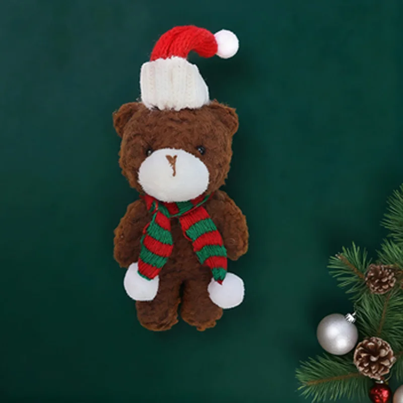 Cute Mini blush teddy bear Plush Toy Soft Animal Doll Home Decoration Christmas Gift Children's Birthday Gift Companion Gift