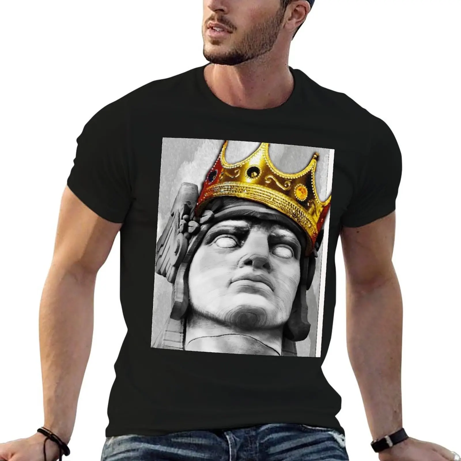 King of Cleveland ( Guardian of Traffic Transportation ) T-Shirt Classic Crew Neck Cotton T-Shirt
