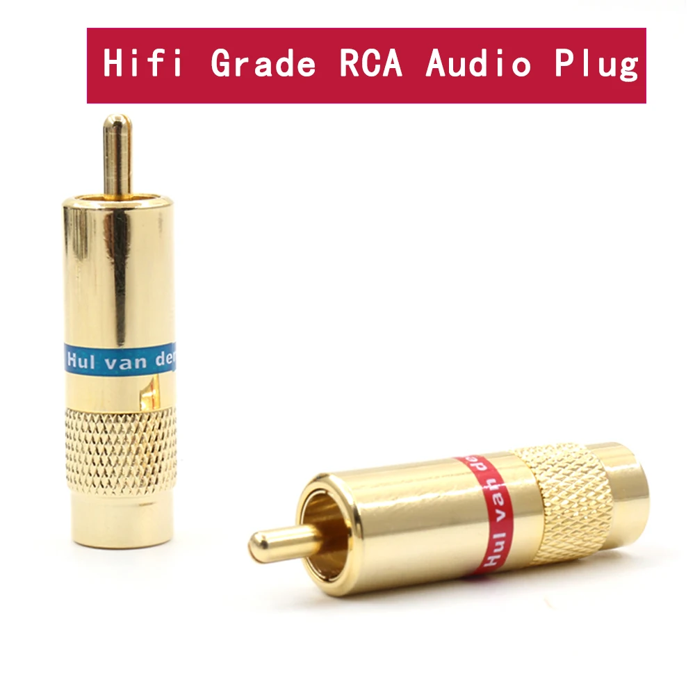 Preffair R1726 Van den Hul C-8.4 RCA podłącza złącze RCA Audio z diy VDH kabel RCA