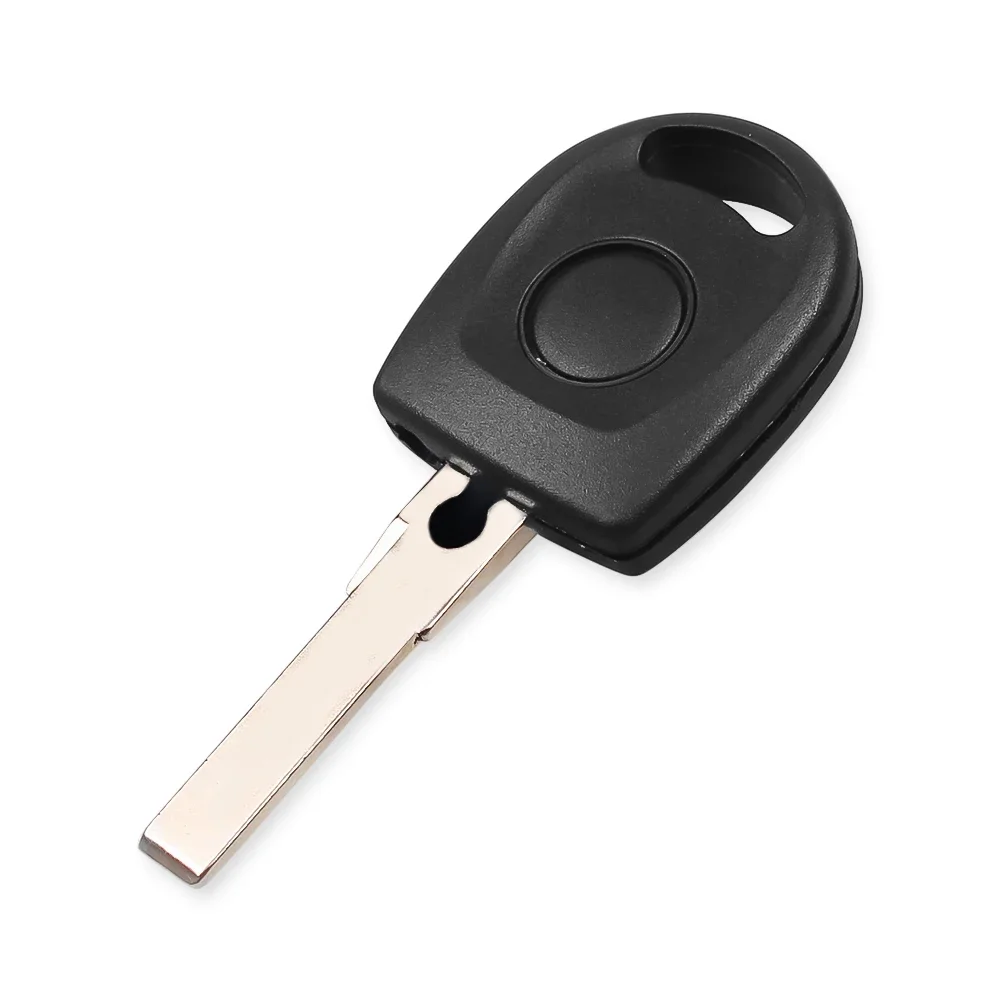 KEYYOU เปลี่ยน Transponder Key Shell สําหรับ VW Volkswagen Passat HU66 ใบมีด Light แบตเตอรี่