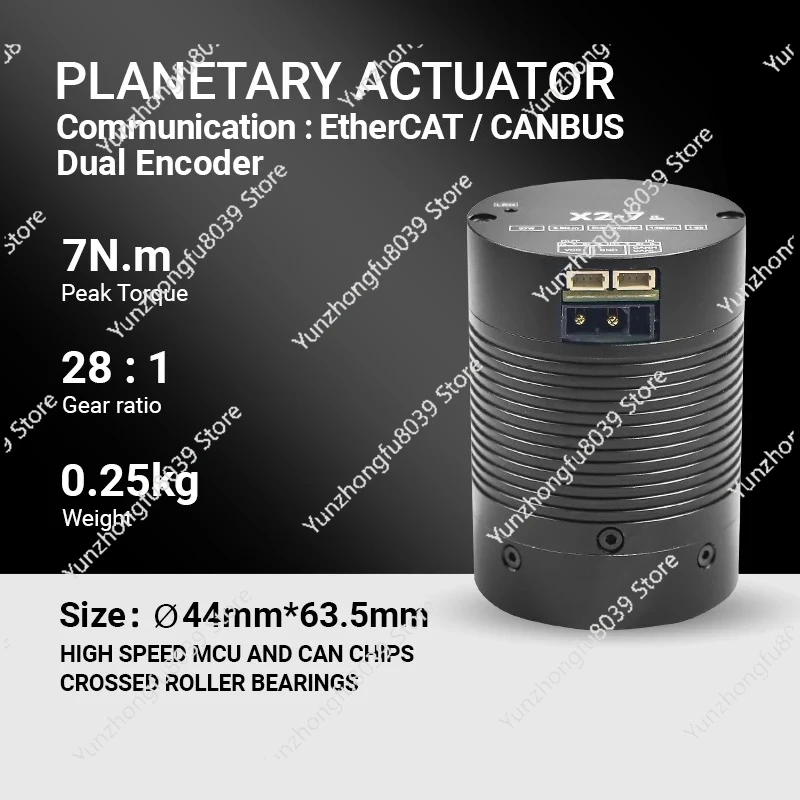 Brushless Motor RMD-X2-7 Supports EtherCAT+CAN, High Dynamic Range, High Precision, Used for Humanoid Robot Joint Actuation