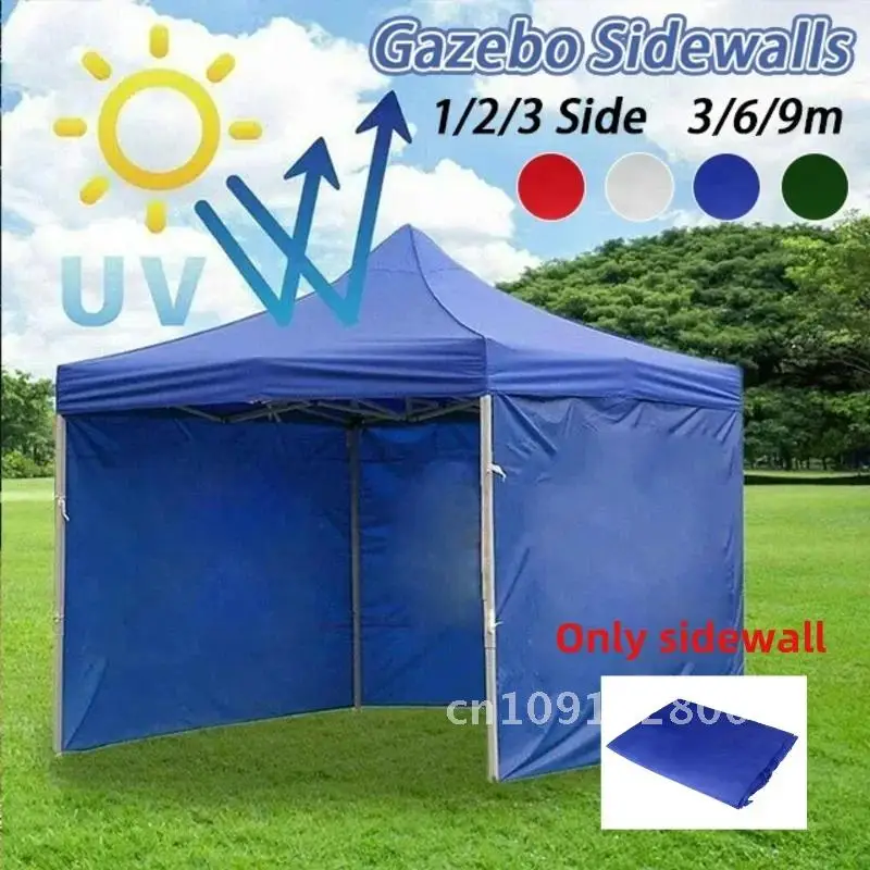 Canopy Tent Sidewall Without Frame and Top Cover Waterproof Folding BBQ for Oxford Sidewall Outdoor Gazebo Tent Tent Cloth