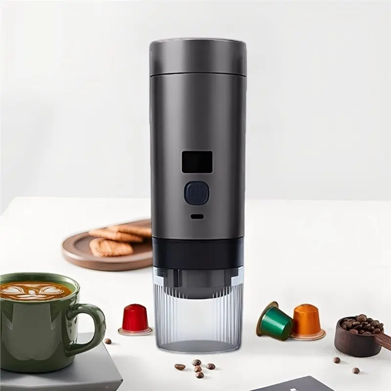 ABBZ-Portable Coffee Maker Rechargeable Espresso Machine For Travel Office Espresso Coffee Machine Heating
