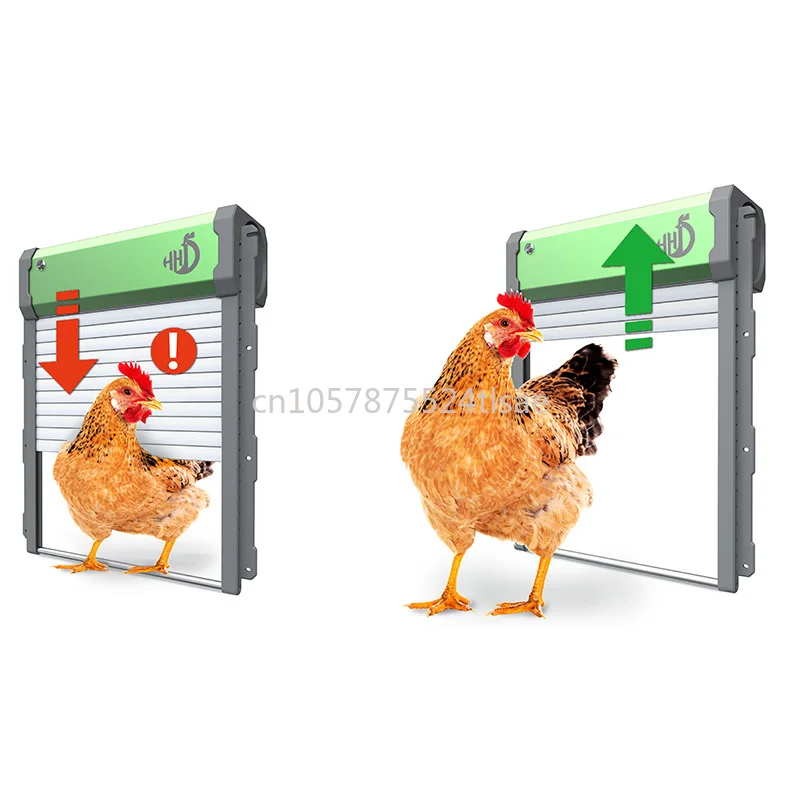 Chicken Door Opening Kit  Automatic Chicken Coop Door with Light Sensing Chicken Hen Automatic Door