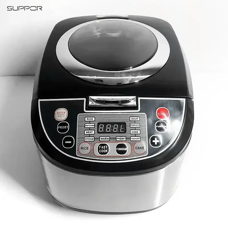 110V 5L Smart Rice Cooker Large Capacity Rice Cooker Multi-function Porridge Soup Pot