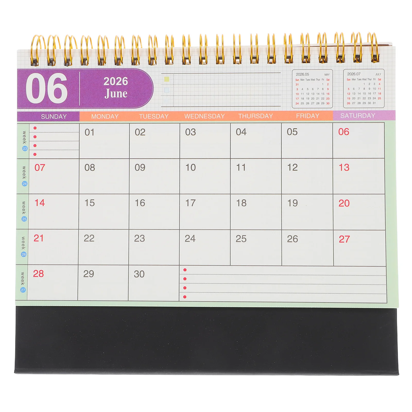 

Мини-настольный календарь, маленький перекидной ежемесячный график на 2025-2026, плотная бумага, офисный домашний органайзер, настольный календарь, стоячий