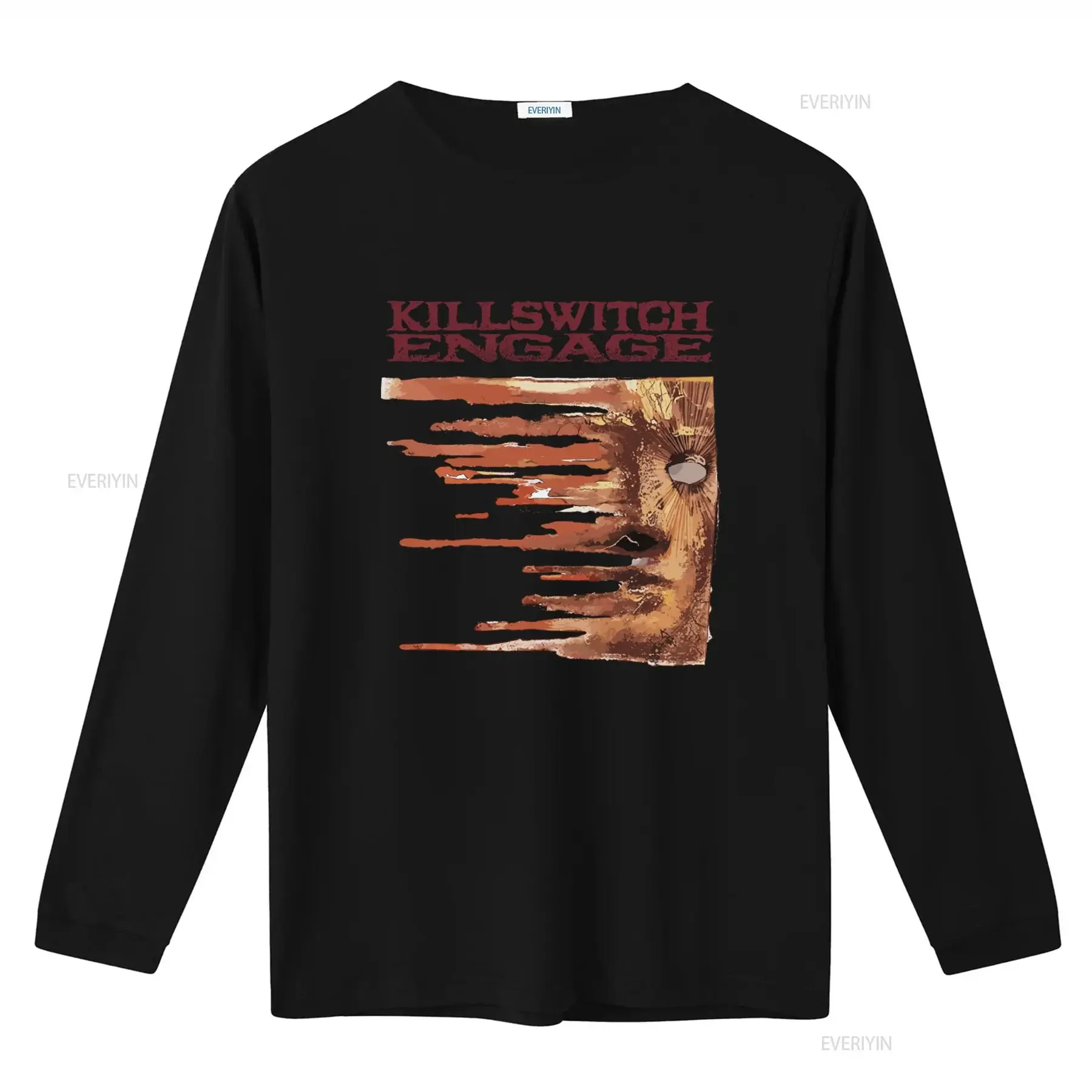 Killswitch Engage Alive Or Just Breathing Print Cotton T Shirt For PP1738 vintage Washed Breathable streetwear Versatile