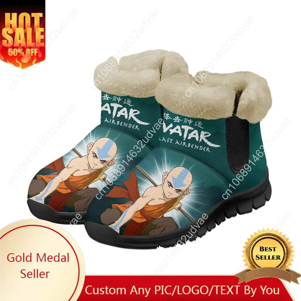 

Avatar The Last Airbender Snow Boots Mens Womens Teenager Shoes Keep Warm High Quality Casual Lightweight Sports Custom Sneakers