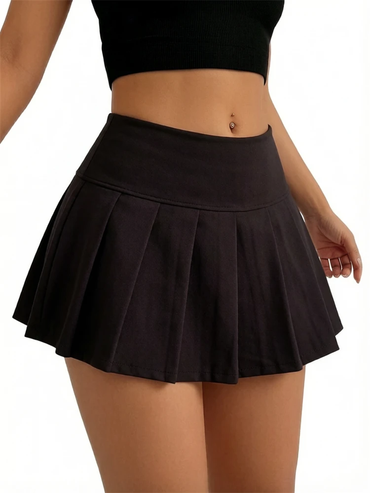 Y2k Mini Skirts For Women 2026 Summer Japanese School Pleated Skirts High Waist Kawaii Cute Tennis Skirt Uniform Harajuku Jupes