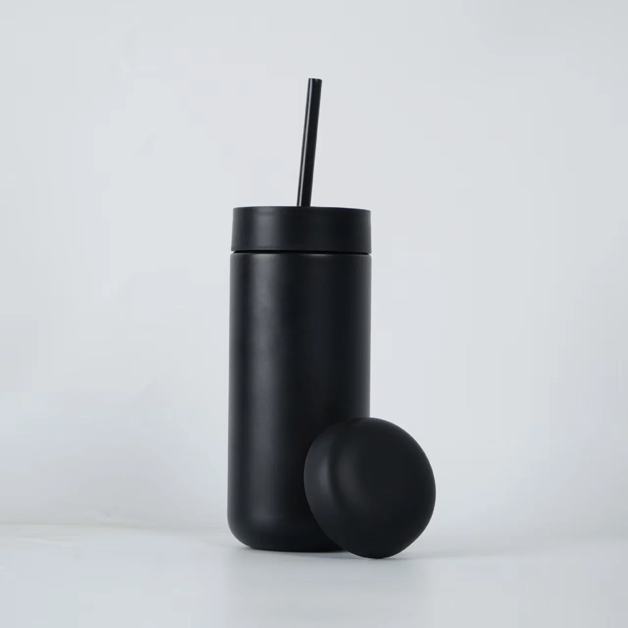 Custom Logo 16oz car coffee Cafe Water Bottle Drink Milk cup stainless steel insulation cup double layer vacuum mug coffee cup