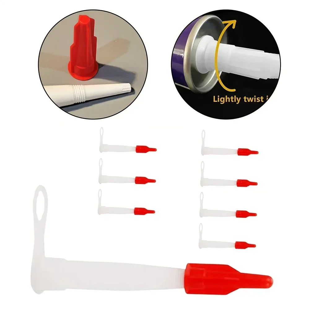 ALLGOOD Silicone Caulking Tube Nozzle Cap Cartridge Spare Silicone Sealant Caulking Nozzles Cap Replacement Tips Construction To