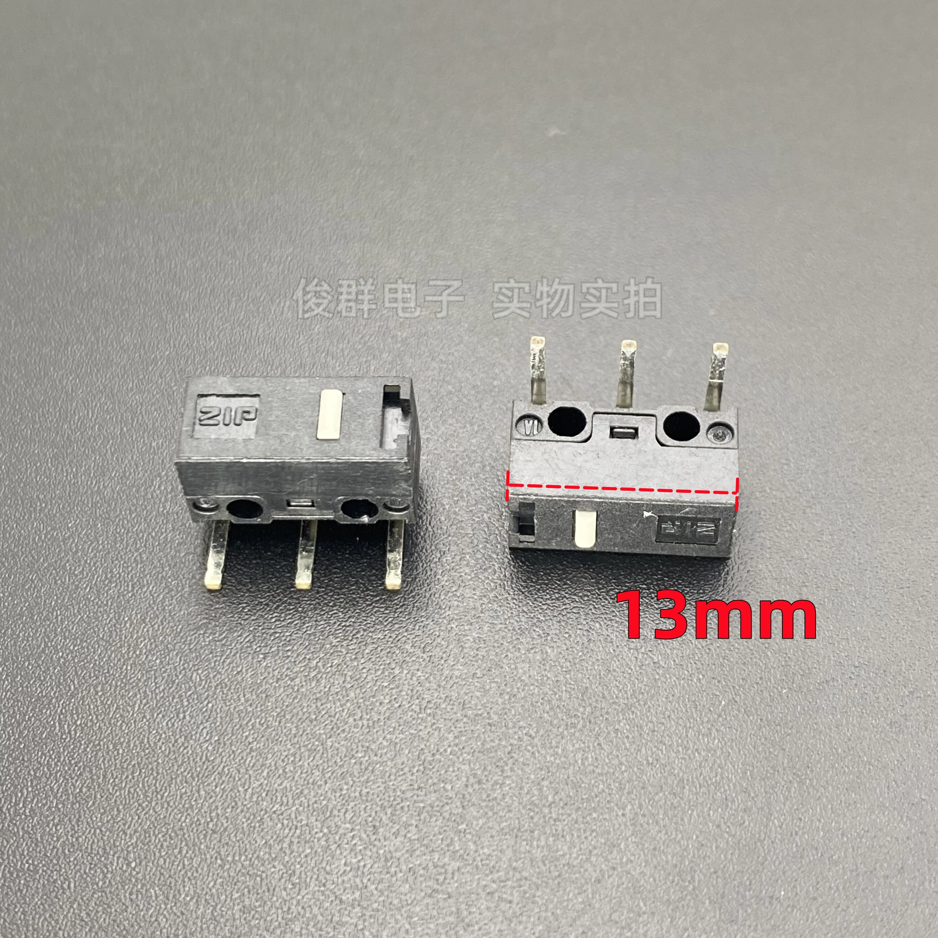 10pcs/ DF-P1L-0D-3 Micro Switch Double Swallow Thundersnake Logitech Microsoft Mouse Button 3 Bent Feet