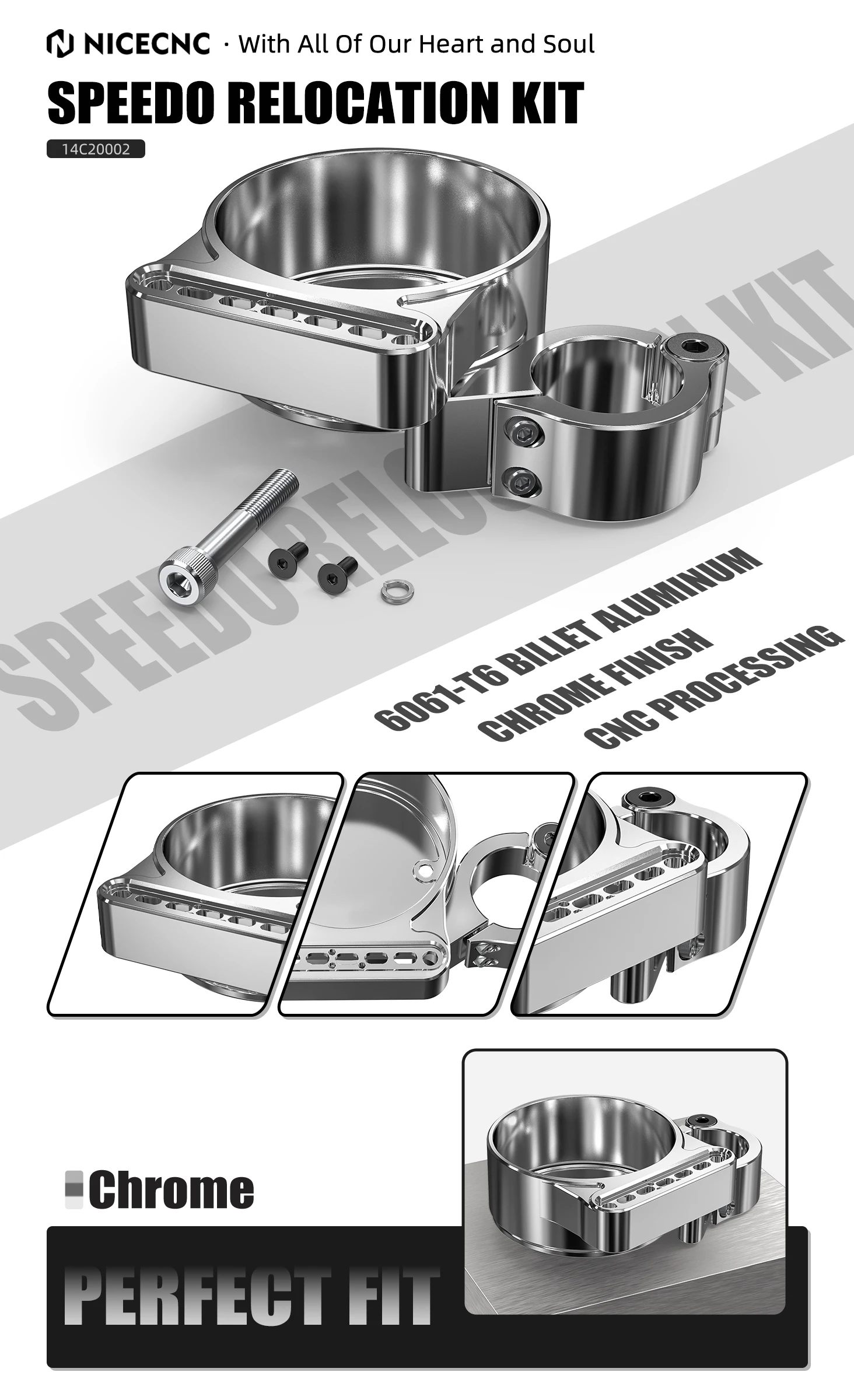 Für Harley Sportster 883 1200 XL883 1200 Seite Tacho Umzug Abdeckung Instrument Halterung Eisen 883 XL883N XL1200NS Vierzig Acht – Detail 15