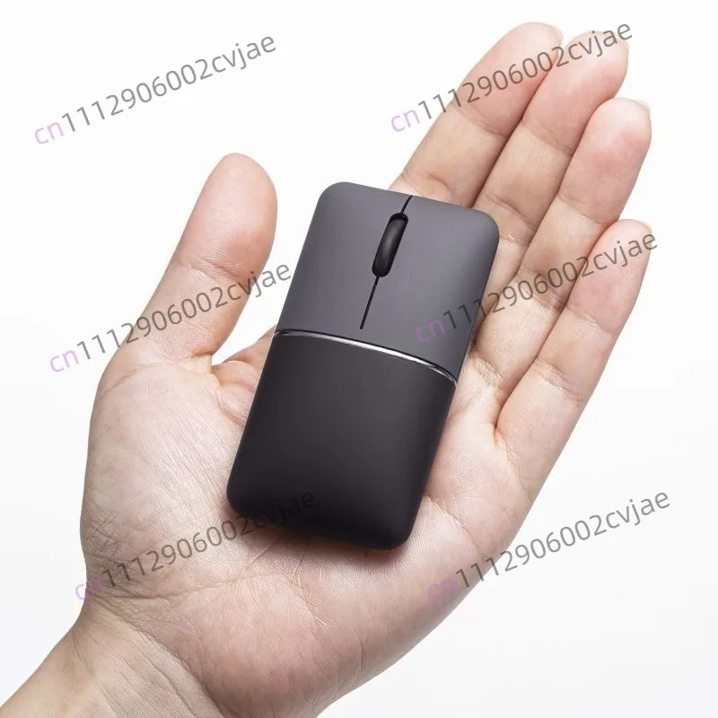 Wireless Mouse Ultra-thin Rechargeable Dual-mode Bluetooth Silent Portable Symmetrical Mouse for Office Home Small Hands