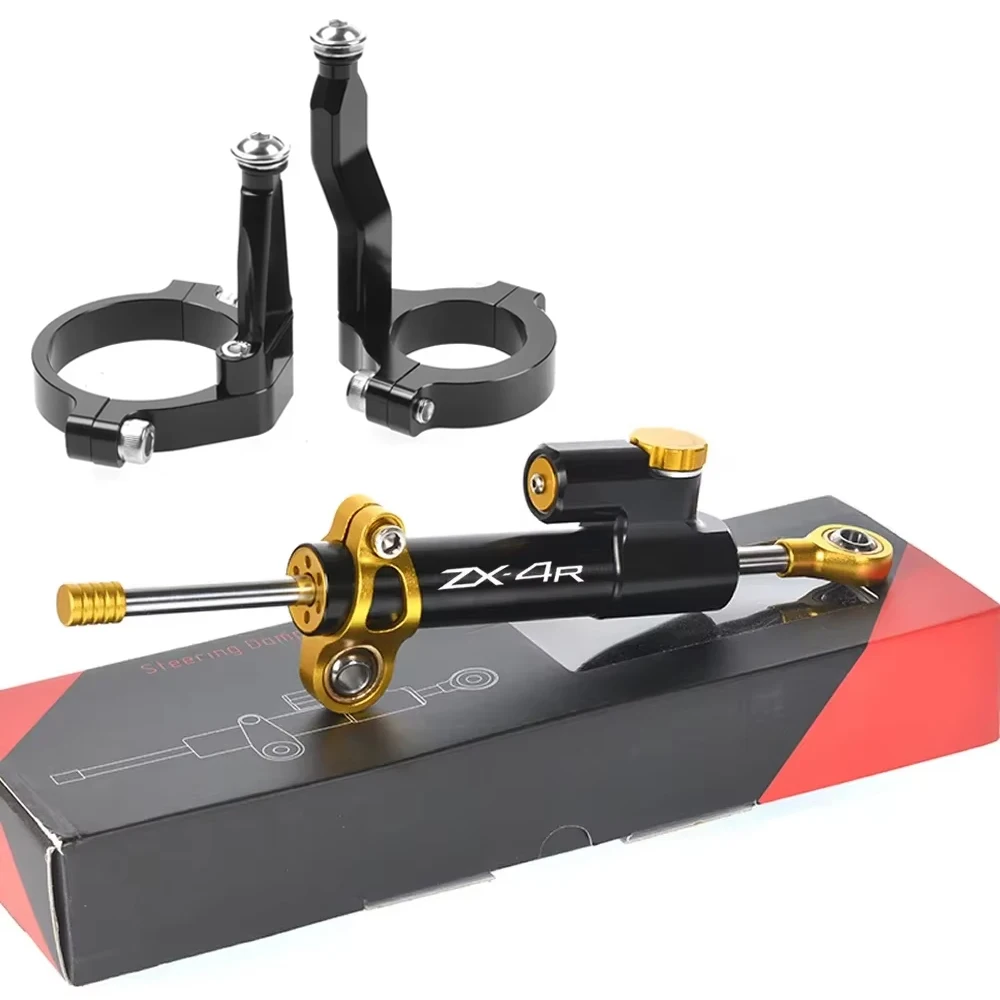 

Аксессуары для мотоциклов стабилизатор крепежный кронштейн демпфер рулевого управления для Kawasaki ZX-4RR ZX4RR ZX 4RR ZX-4R ZX4R 2023-