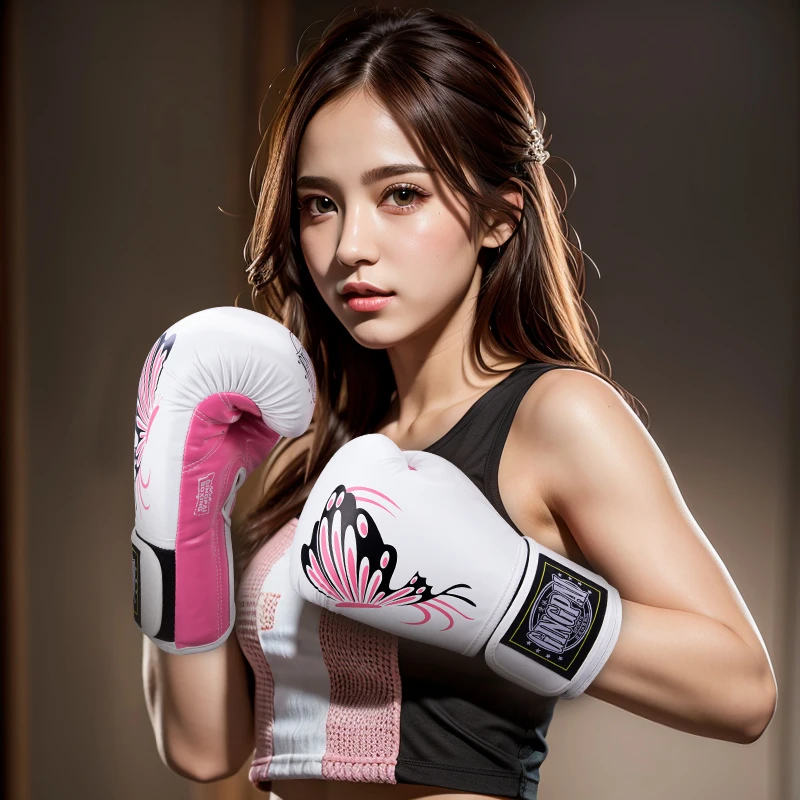 

6/8/10/12oz Kids Adults Women Men Muay Thai Boxing Gloves Sparring MMA Kickboxing Training Mitts Martial Arts Kong Fu Equipment