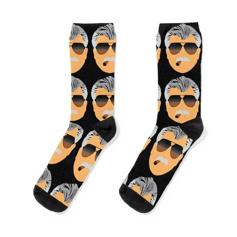 

MIKE DITKA FACE CHICAGO Socks winter Thermal man winter Run Stockings compression Luxury Woman Socks Men's