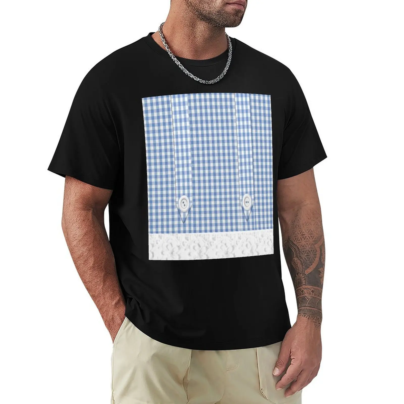 Camiseta con diseño inspirado en el vestido de Dorothy del Mago de Oz, camiseta con panel de malla transpirable