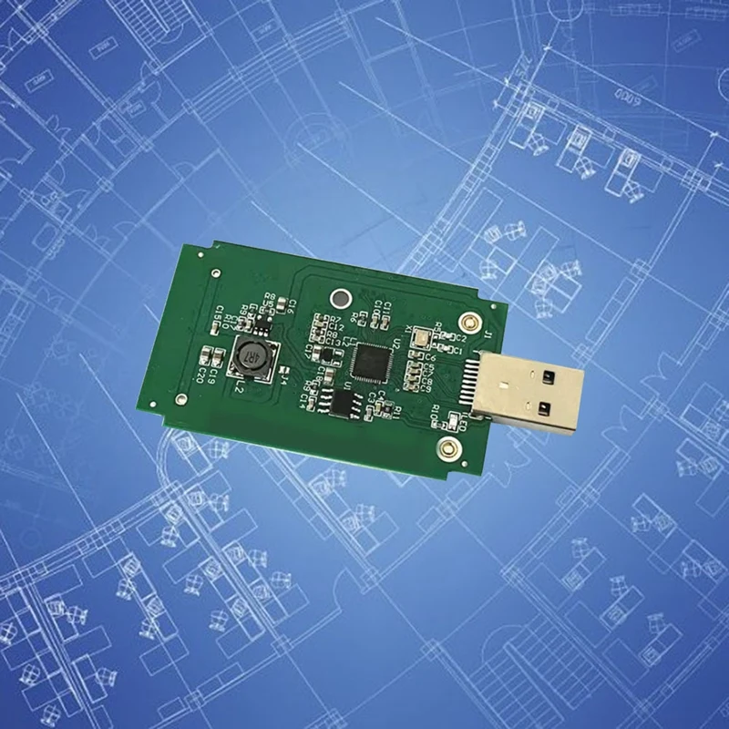 Tarjeta adaptadora externa MSATA a USB3.0, disco duro portátil de estado sólido, placa adaptadora móvil sin empaquetar