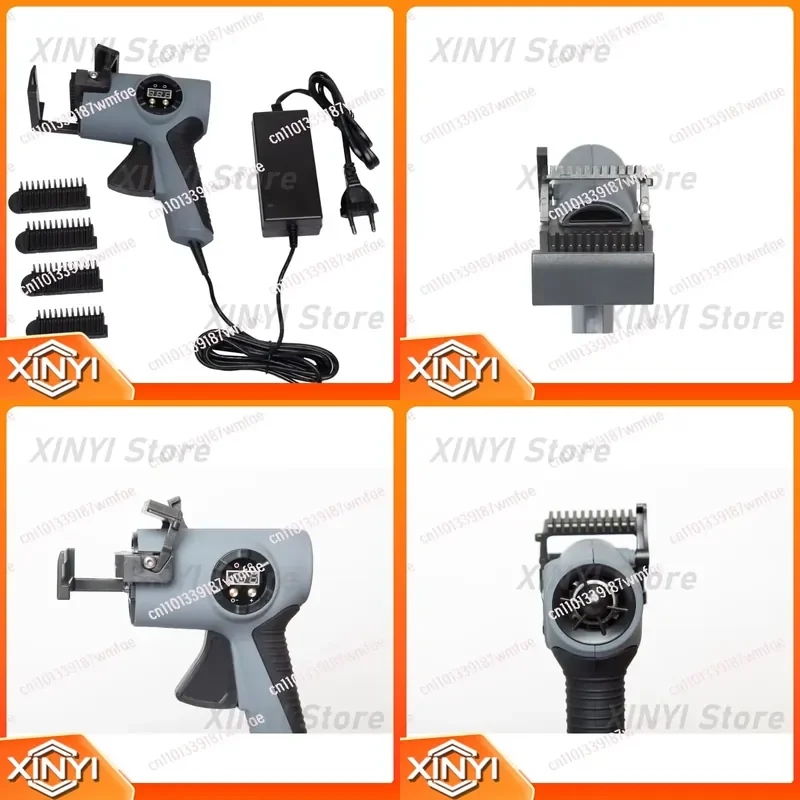Hair Extender Machine Kit for Barbers Professional Hair Extension Tool Set with Basic Connectors for Salon Use
