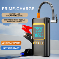 12V 4 In 1 Car Jump Starter Multi-Function 150PSI Air Compressor Power Bank Portable Charger Car Battery Starter 8000mAh 600A