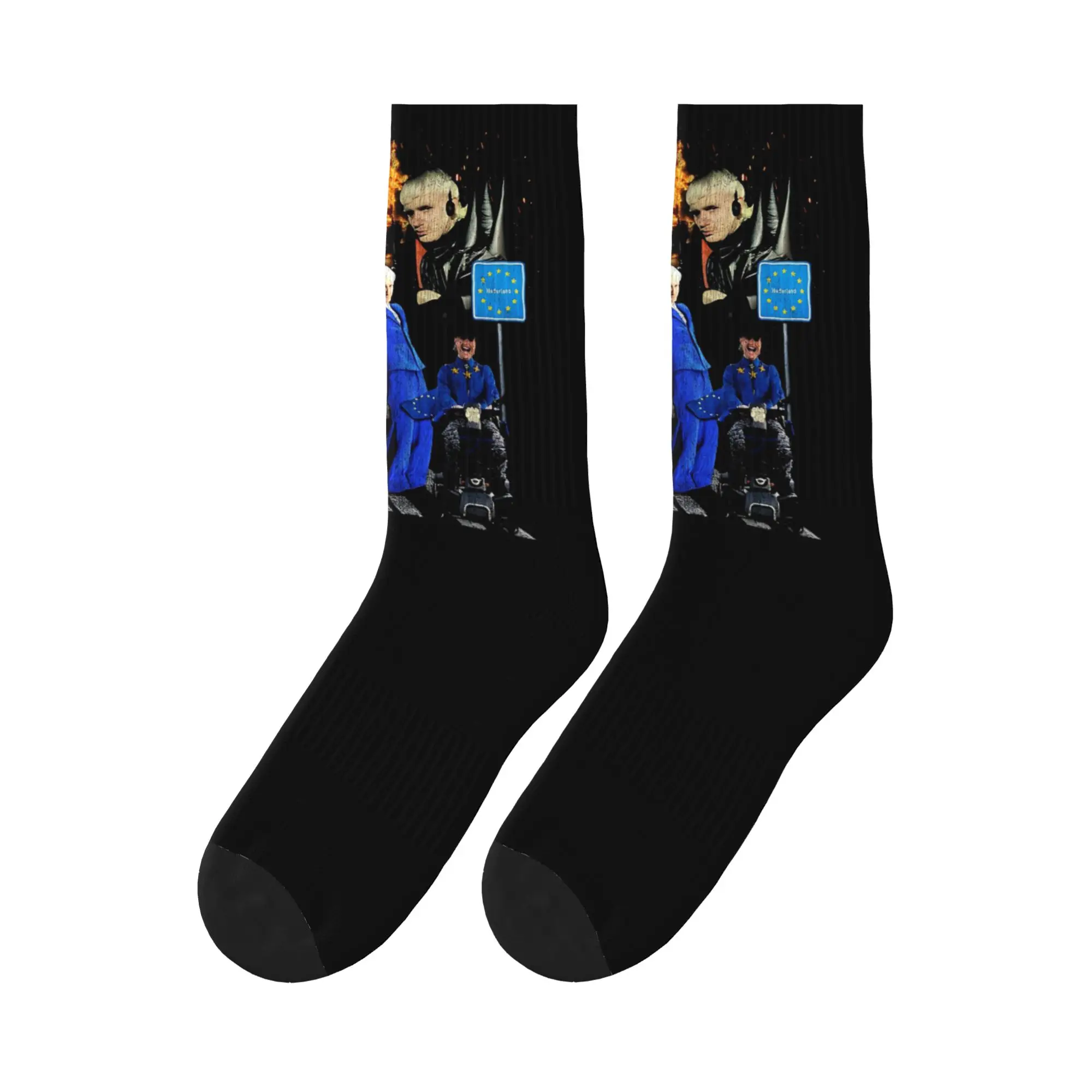 Joost Klein Eurovisions Song Contest Sports Socks Sweat Absorbing Stockings All Season Long Socks for Man Woman Birthday Present