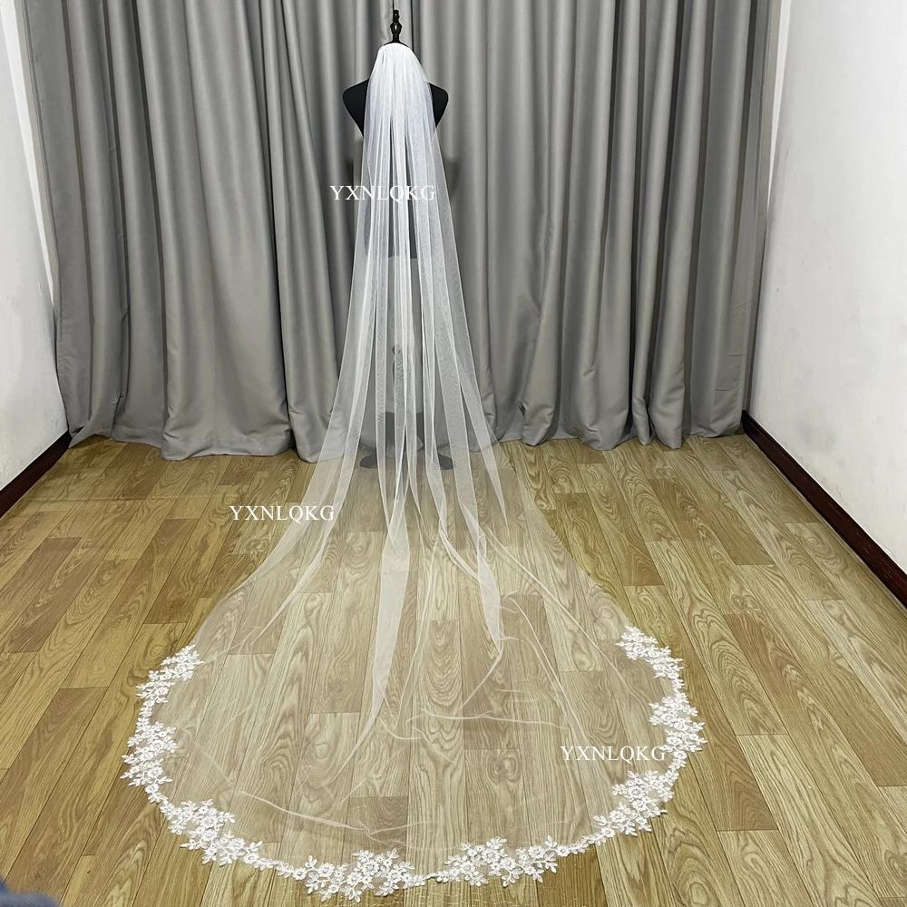 Real Photos 3Meters Shiny veil Sparkling veil bridal veil wedding veil Wedding Accessories velo de novia