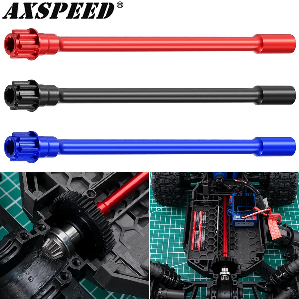 AXSPEED Aluminum Alloy Center Drive Shaft CVD for 1/16 T-raxxas Mini Maxx Upgrade Parts