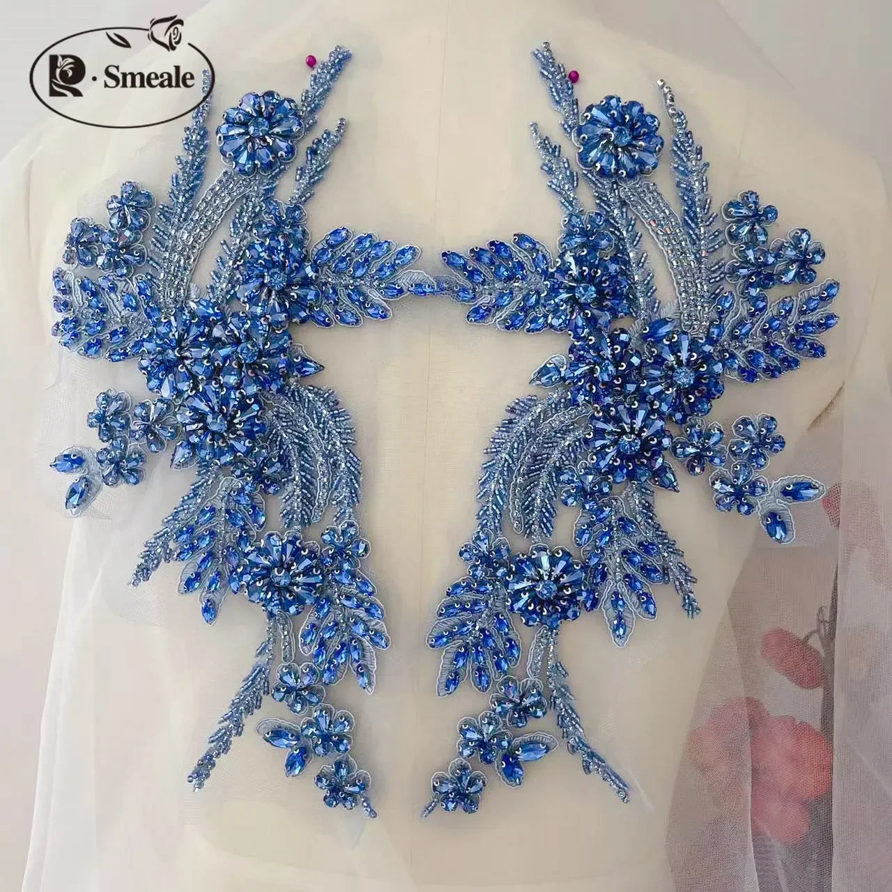 

Пришитые вручную пальто со стразами, зеркальные цветы, сверкающие пальто со стразами, пояса, плечи, свадебное платье, нашивки своими руками, новый цвет