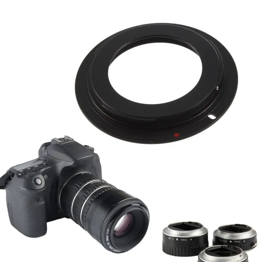 Brand New Universal M42 Lens To For Canon EF Mount Body Adapter Black Aluminum M42 Adapter With Top