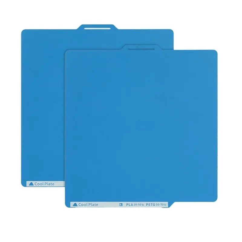 A04G-2Pcs Build Plate For Bambu Lab X1/P1P/A1 Cool Plate 256X256mm Spring Steel Double-Sided Textured 3D Printer Parts