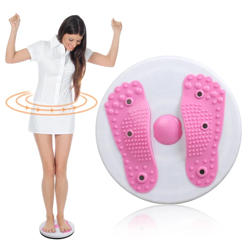 Magnet Waist Wringgling Plate Fitness Twist Disk Large Device Foot Massager Machine Slimming Women's Home Sports Tool